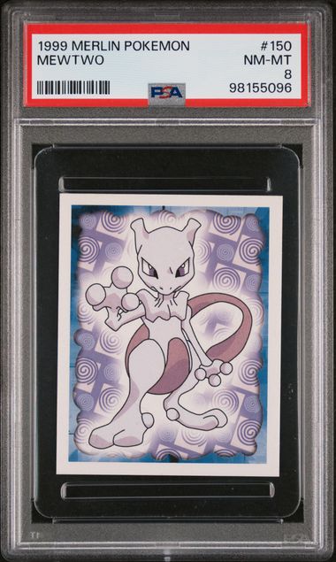 PSA (NM-MT 8) Mewtwo #150 - Merlin Pokemon (#98155096)