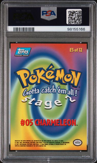 PSA (NM 7) Charmeleon #E5 - Topps Pokemon The Movie Edition (#98155166)