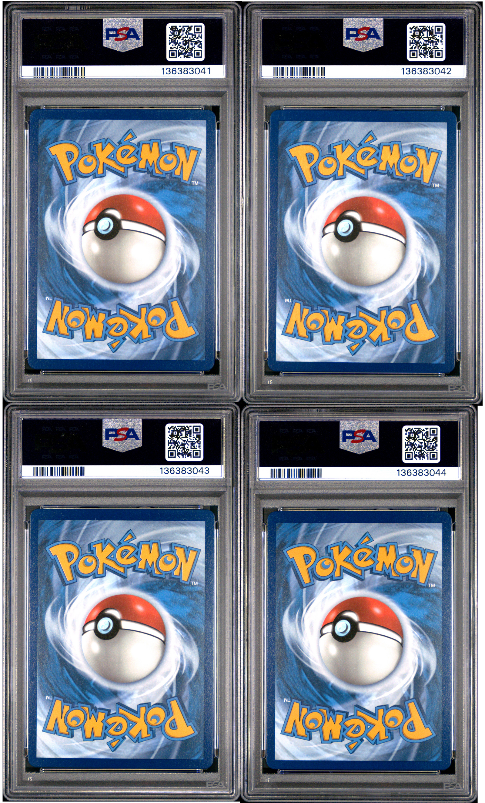 SET OF 4 [PSA 9 - MINT] Destined Rivals - Pre-Release - STAFF Promos - Moltres, Gyarados, Tyranitar & Mimikyu (Sequential Certs)