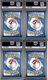 SET OF 4 [PSA 9 - MINT] Destined Rivals - Pre-Release - STAFF Promos - Moltres, Gyarados, Tyranitar & Mimikyu (Sequential Certs)