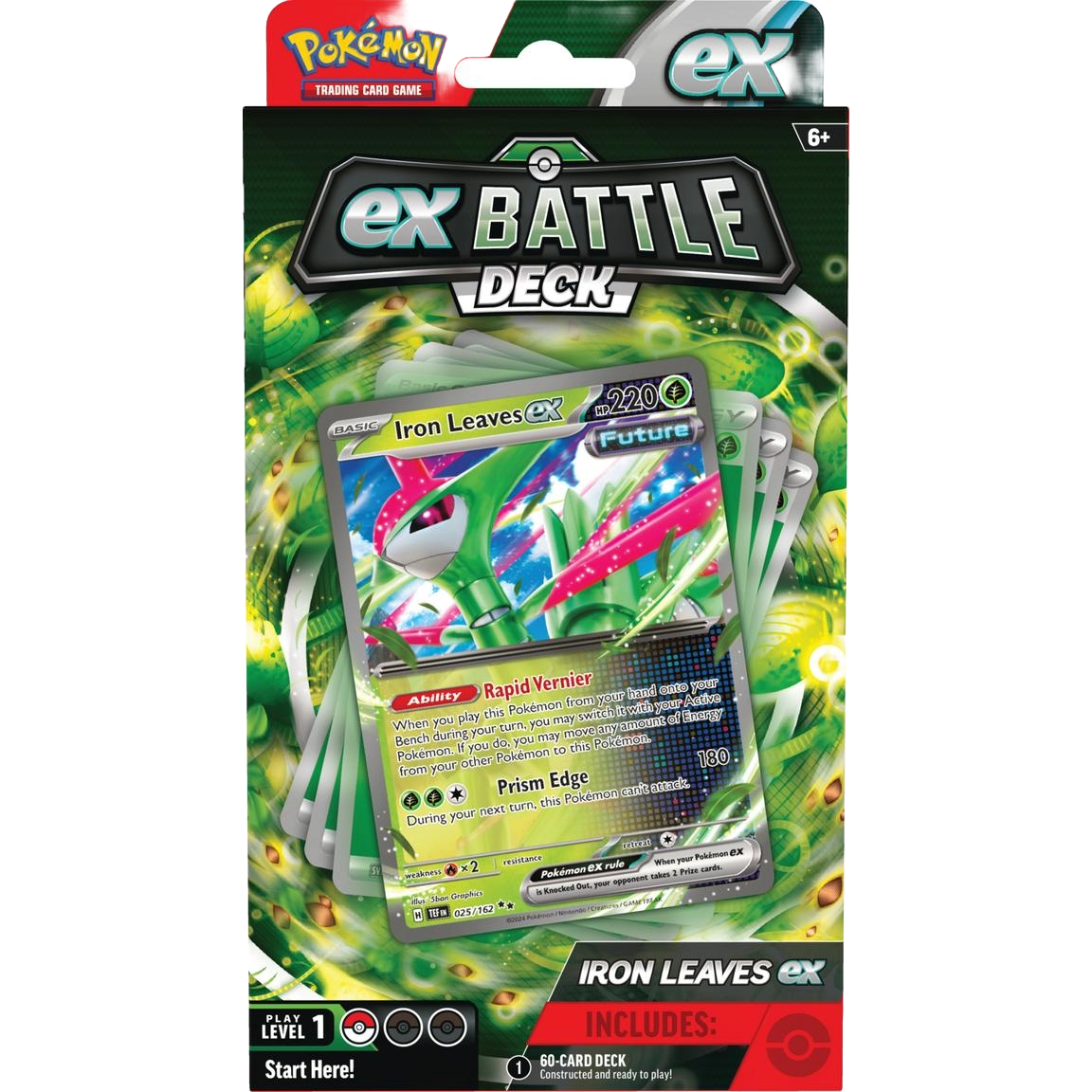 Pokémon TCG: Tapu Koko ex or Iron Leaves ex Battle Deck - PREORDER - RELEASE DATE 10/18/24