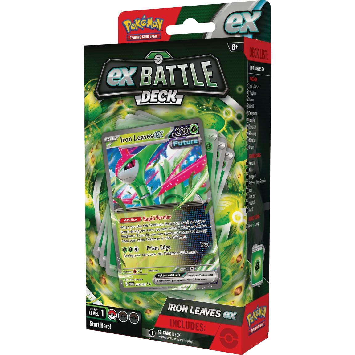 Pokémon TCG: Tapu Koko ex or Iron Leaves ex Battle Deck - PREORDER - RELEASE DATE 10/18/24