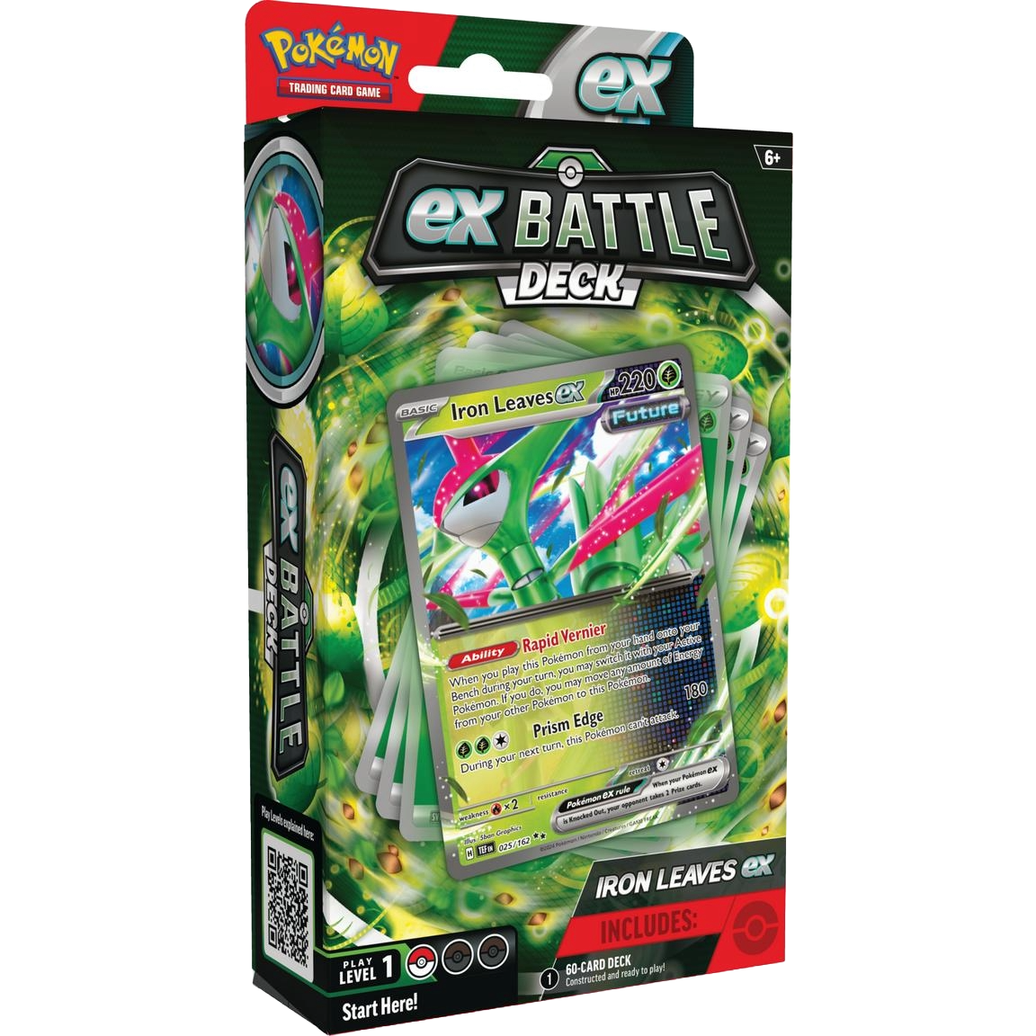 Pokémon TCG: Tapu Koko ex or Iron Leaves ex Battle Deck