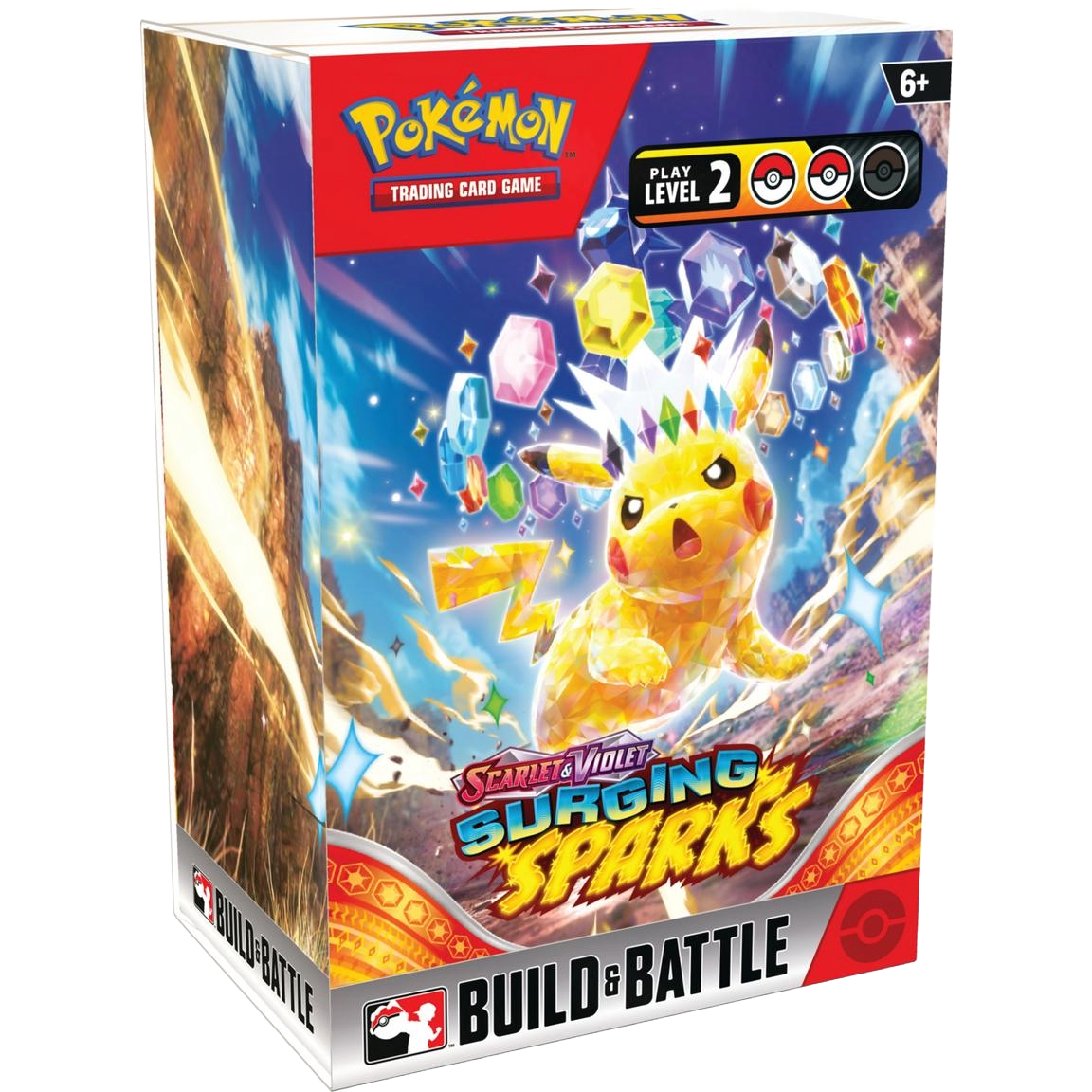 Pokémon TCG: Scarlet & Violet - Surging Sparks Build & Battle Kit - PREORDER - RELEASE DATE 11/22/24