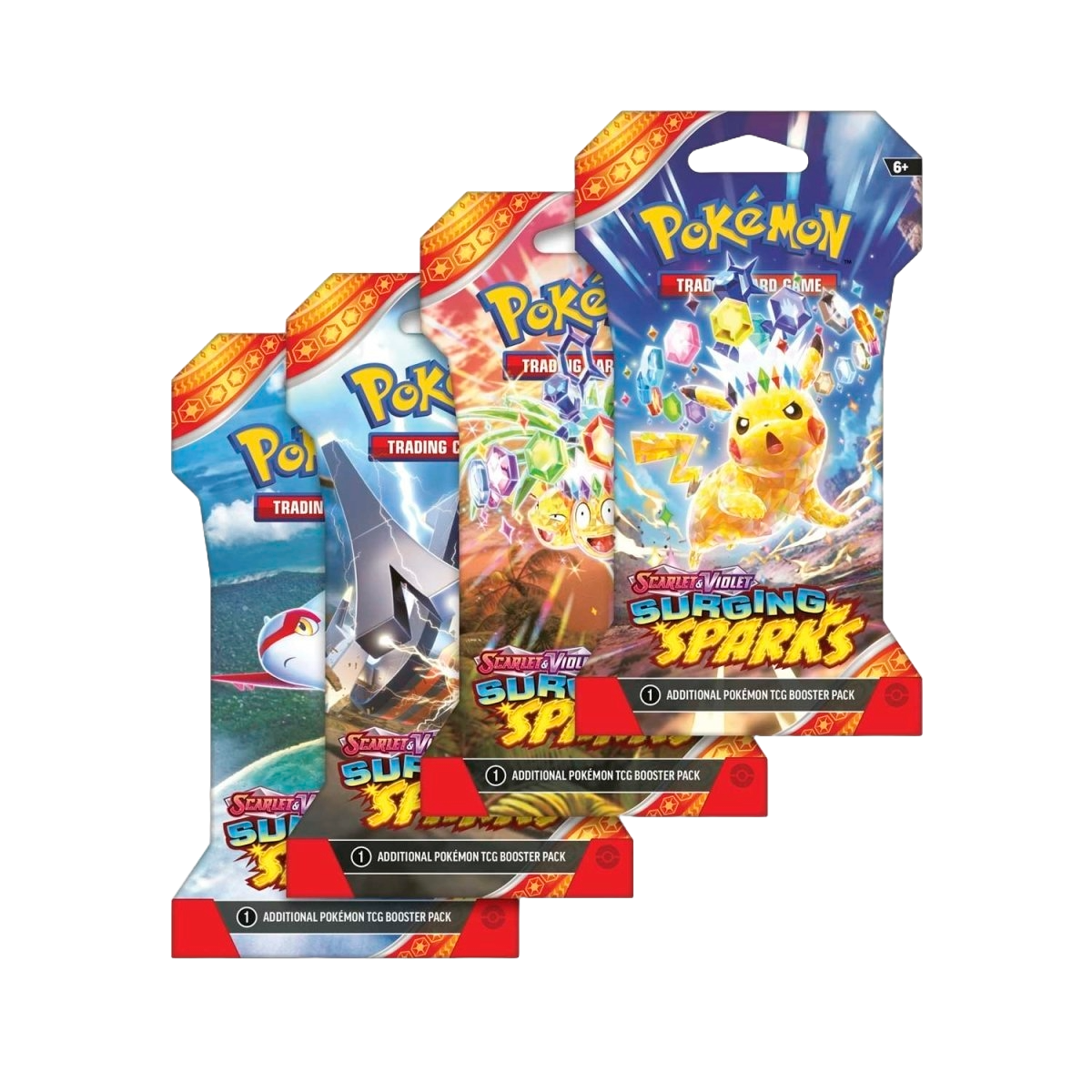 Surging Sparks Sleeved Booster Packs PREORDER - RELEASE DATE 11/08/24