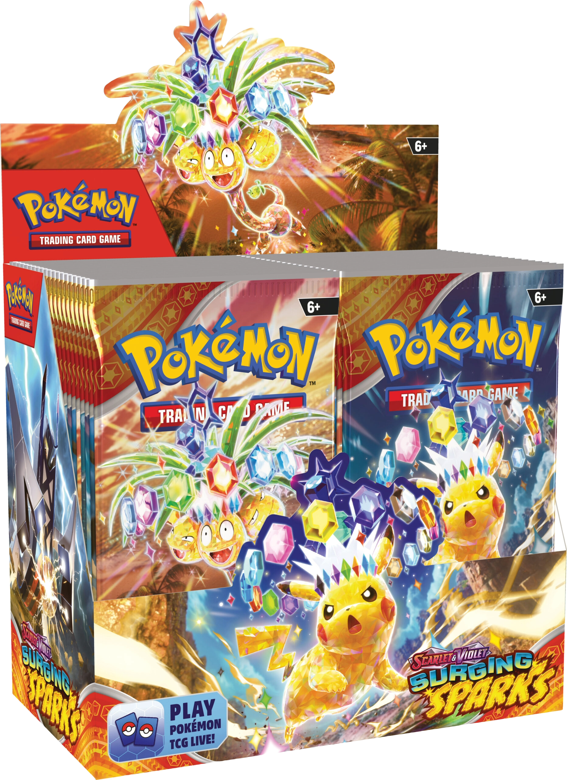 Surging Sparks Booster Boxes & Cases - PREORDER - RELEASE DATE 11/08/24