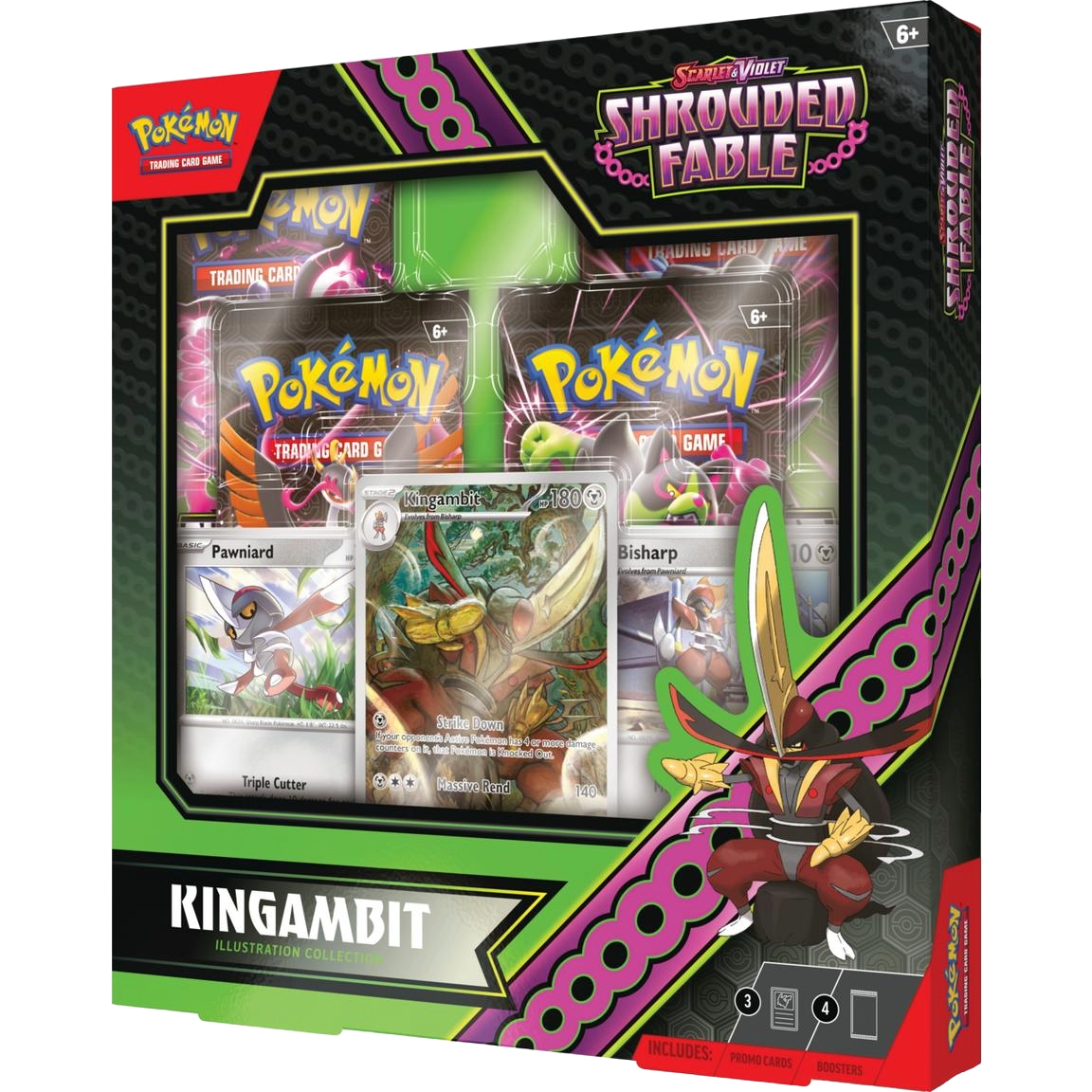 Pokémon TCG: Scarlet & Violet - Shrouded Fable - Kingambit Illustration Collection