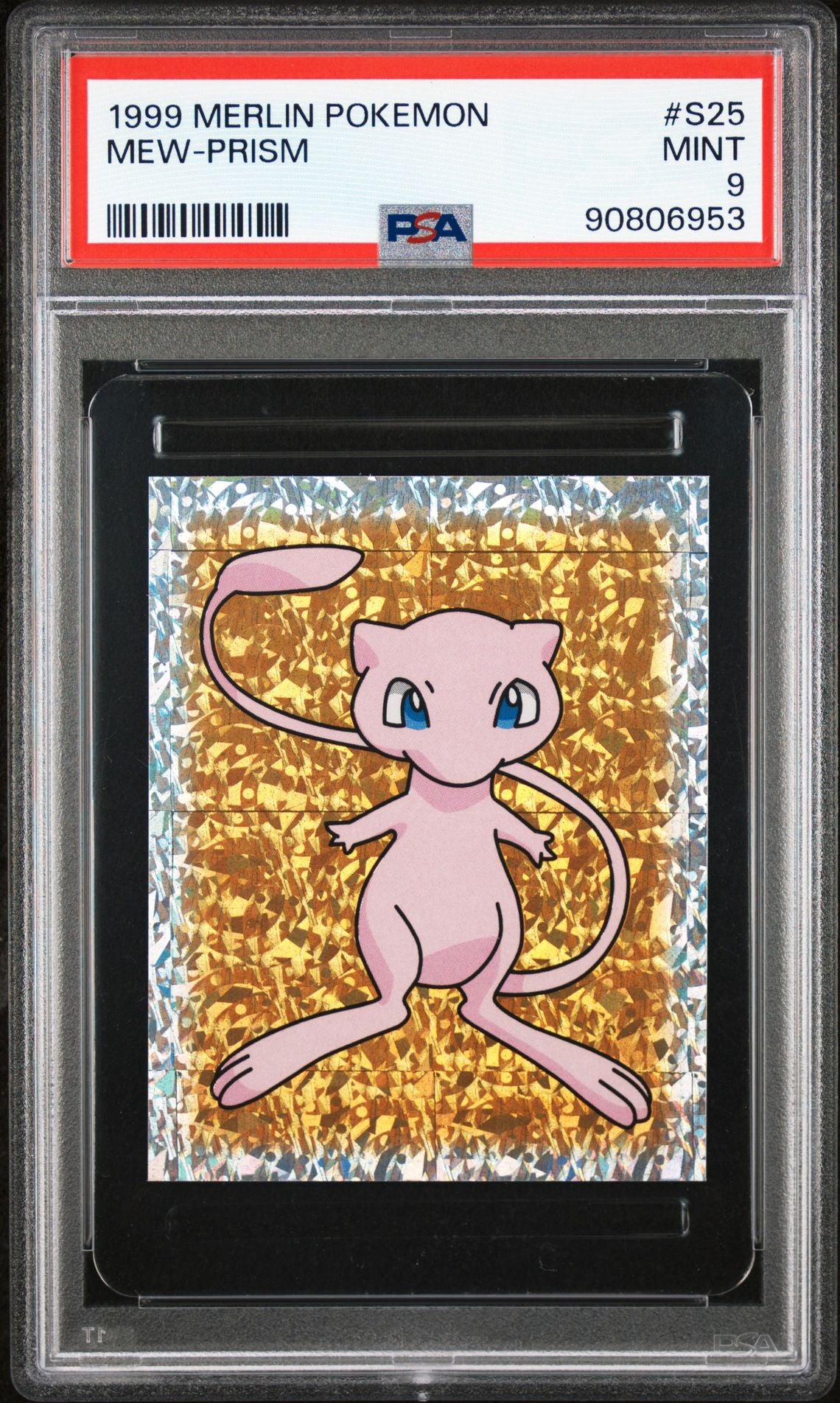 PSA (MINT 9) Mew - Prism #S25 - Merlin Pokémon (#90806953)