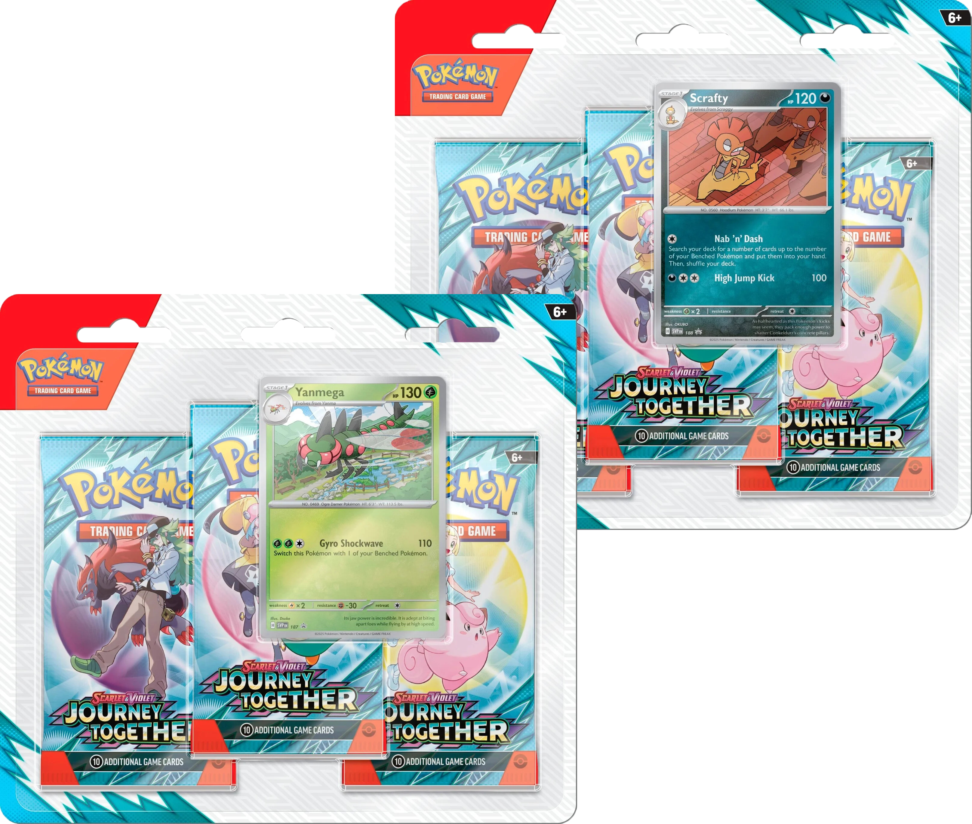 Journey Together 3-Pack Blister Packs & Cases