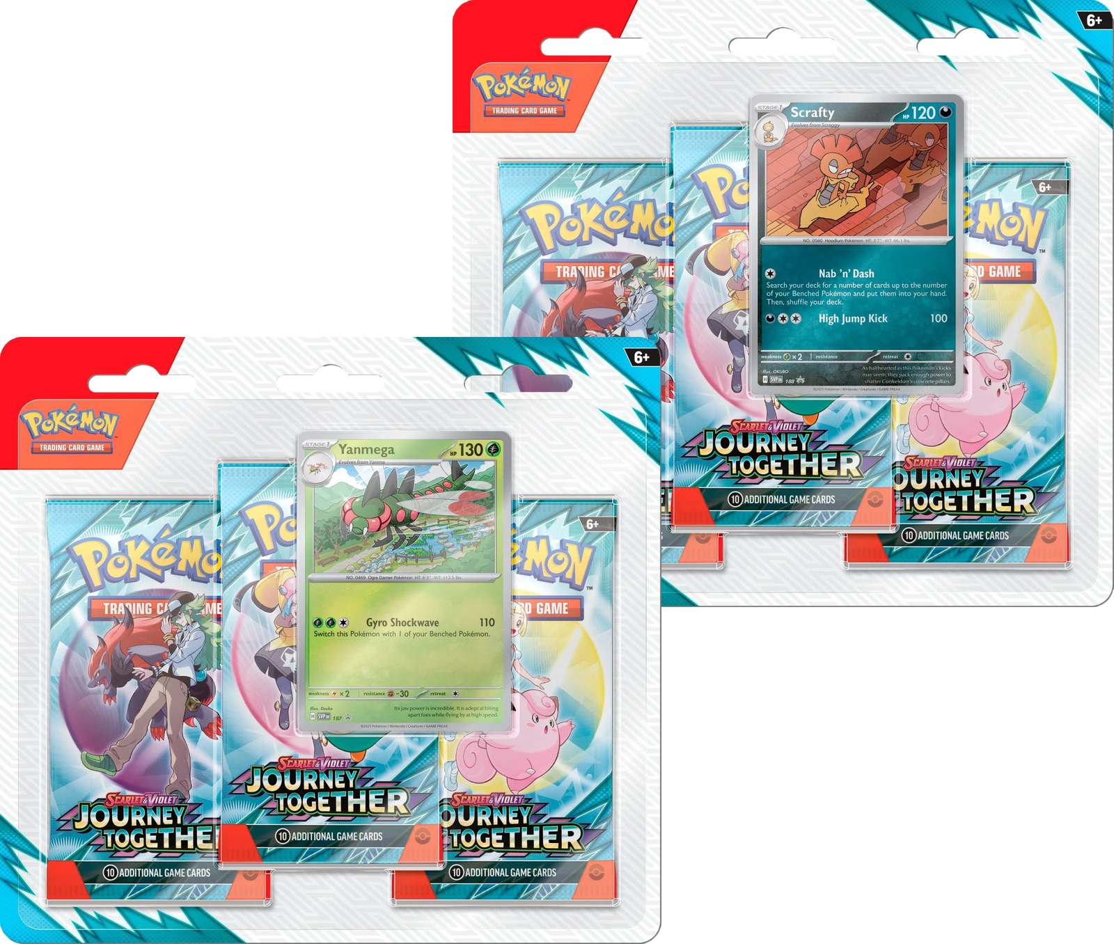 Journey Together 3-Pack Blister Packs & Cases