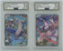 AGS (MINT+ 9.5) Latios #019 & AGS (MINT+ 9.5) Palkia #005 (Japanese) - Legendary Shine Collection (# 00052018 & #00052019)