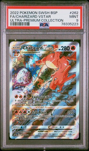 [PSA 9 - MINT] CHARIZARD VSTAR #262 - SWSH Promo (2022)