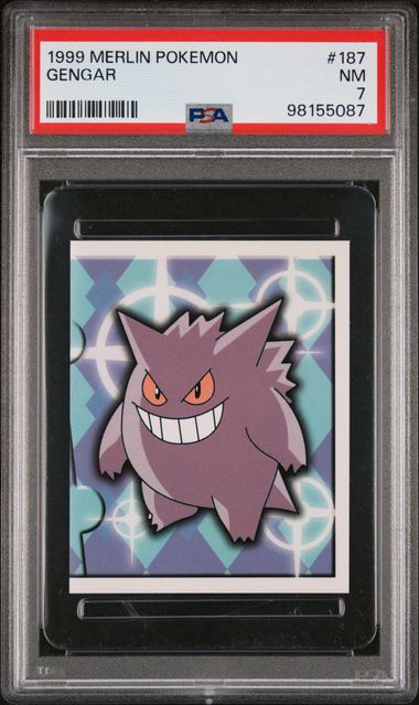 PSA (NM 7) Gengar #187 - Merlin Pokemon (#98155087)