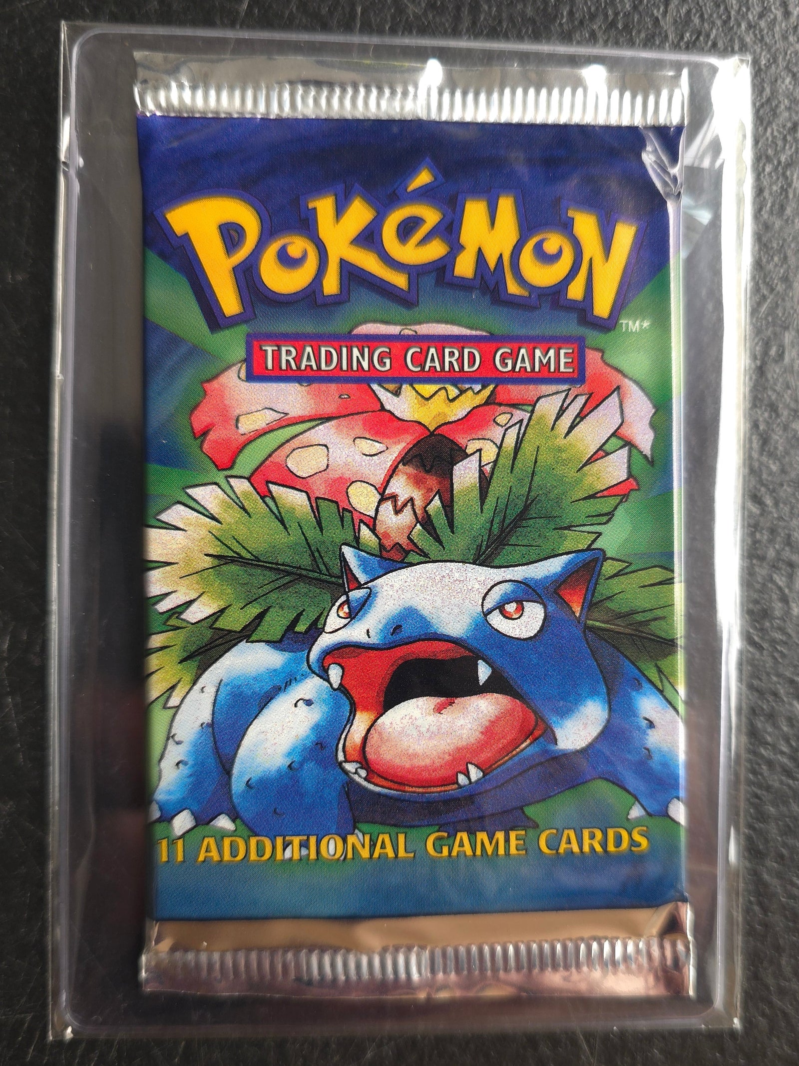 Pokémon Base Set Booster Pack - Unlimited Edition (1999) - Short Crimp