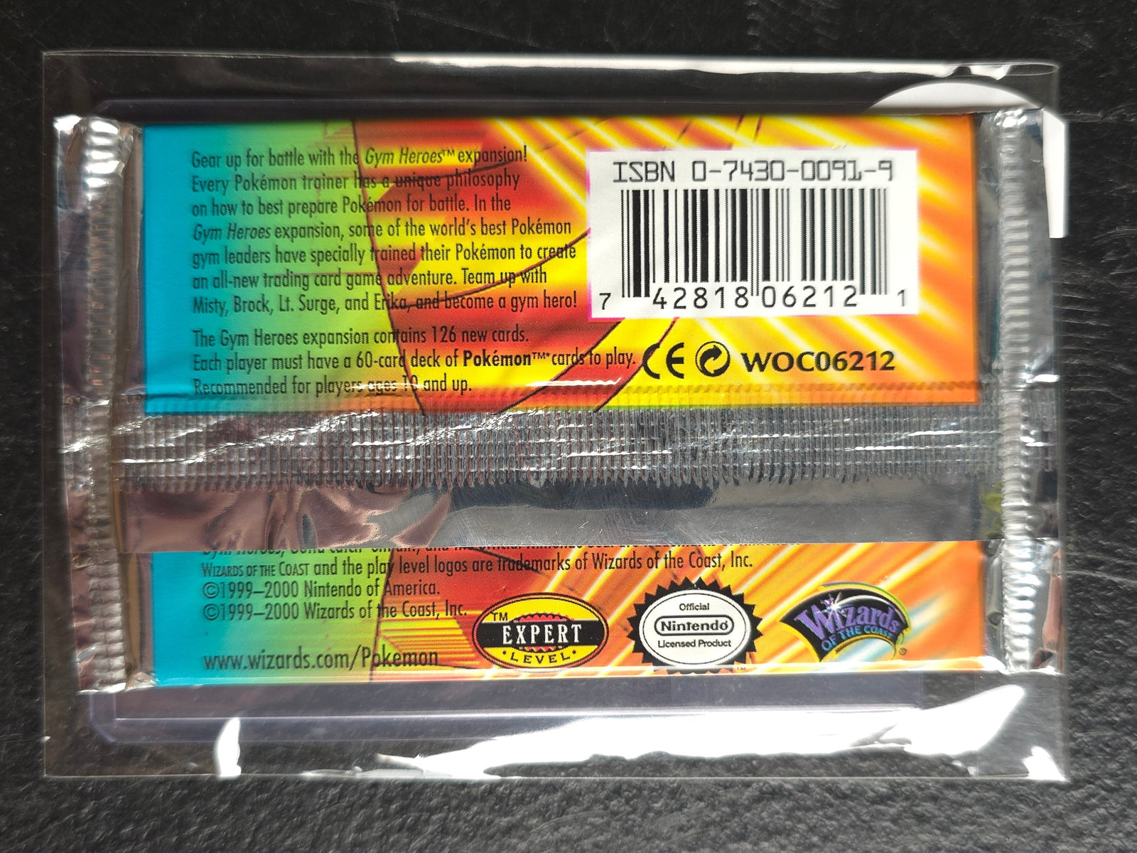Pokémon Gym Heroes Booster Pack - Unlimited Edition (2000)