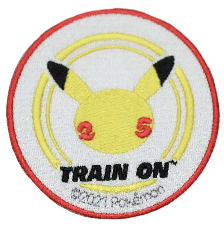 Pokémon 25th Anniversary (Celebrations) "Train On" Stick-On Patch