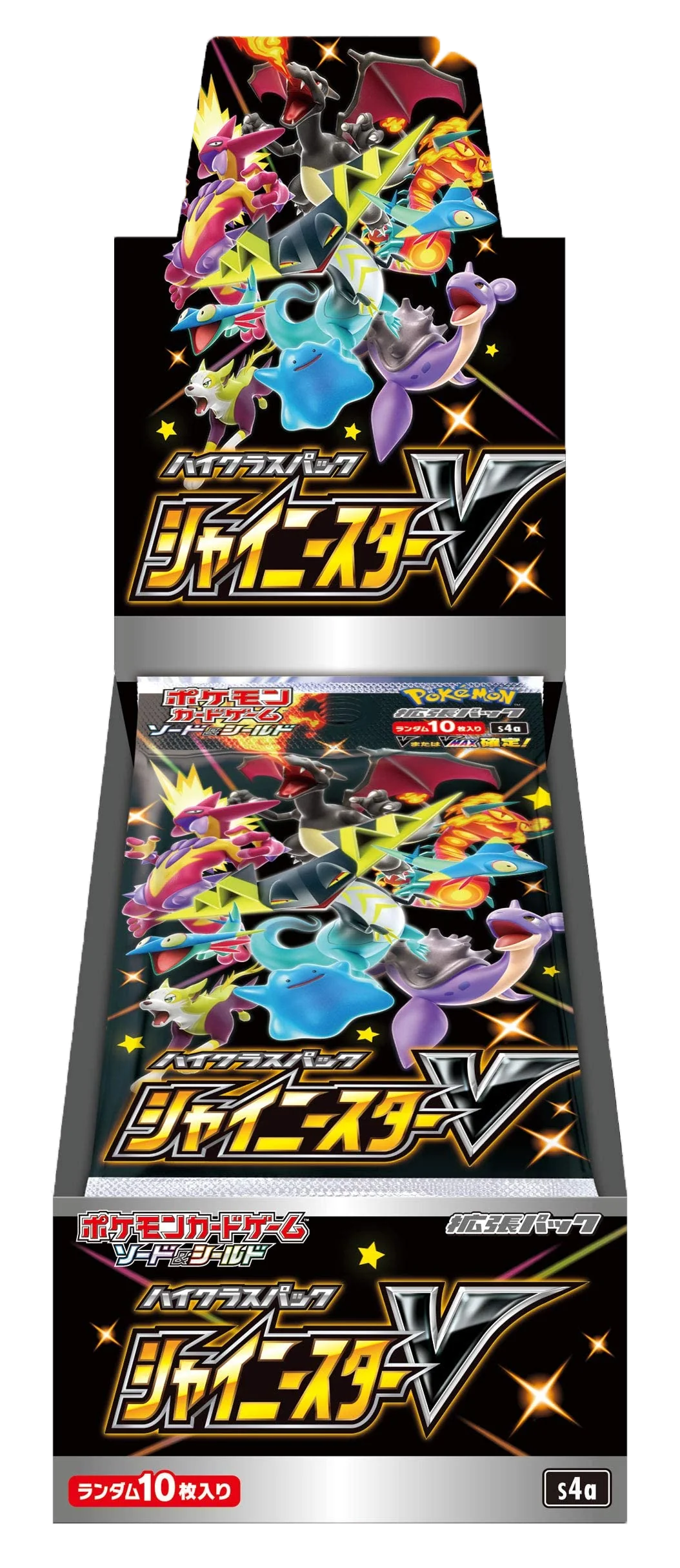 Japanese Pokémon - s4a - Sword & Shield: Shiny Star V (Shining Fates) High Class Booster Box (1st Print)