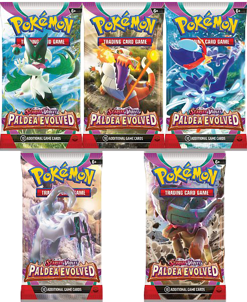 Pokémon TCG: Scarlet & Violet - Paldea Evolved Booster Packs