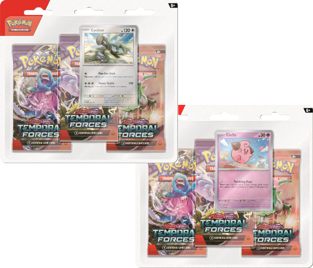 Temporal Forces 3-Pack Blister Packs & Cases