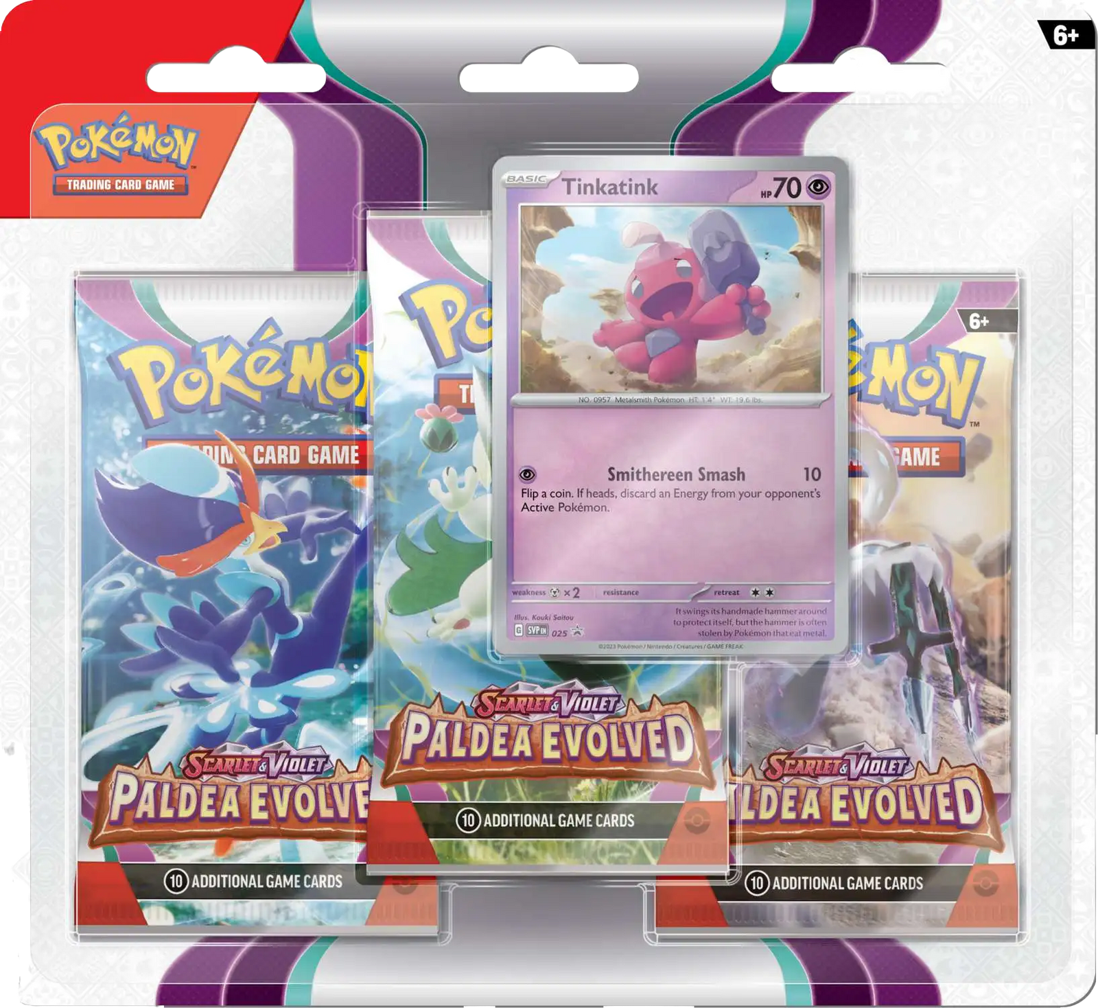 Pokémon TCG: Scarlet & Violet - Paldea Evolved 3-Pack Blister