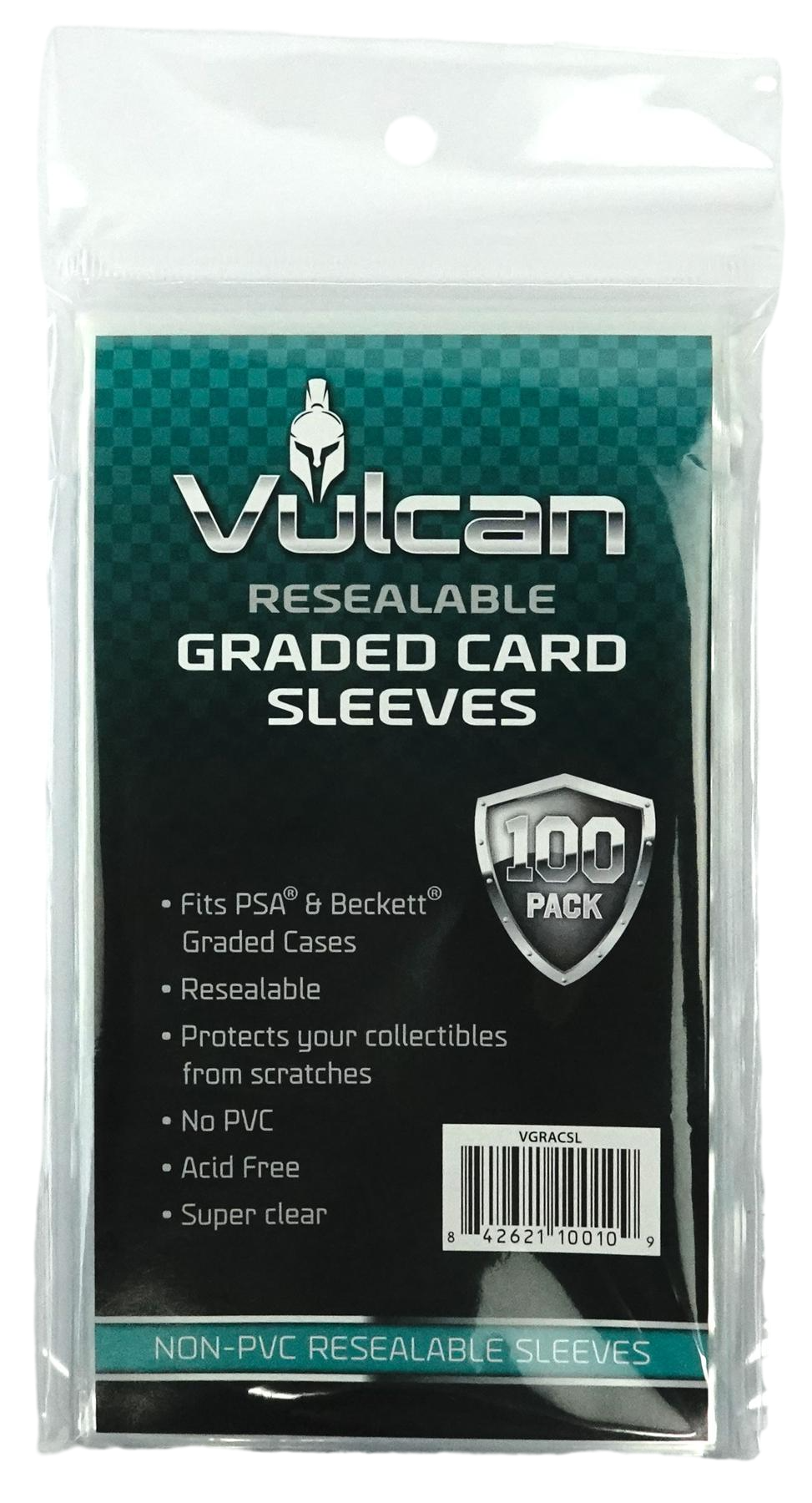Perfect Fit Resealable Graded card Bags/Sleeves 100 pack -OTG