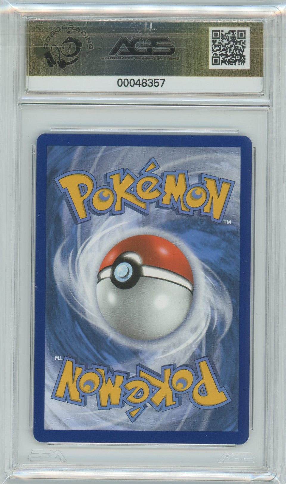 AGS (GEM-MT 10) Shadow Rider Calyrex VMAX #205 - Chilling Reign (#00048357)