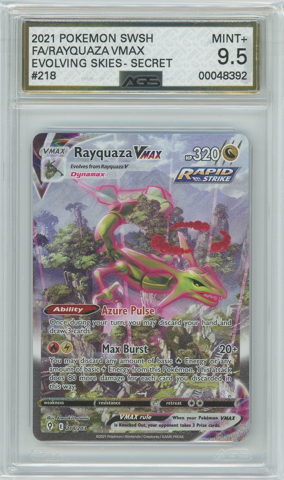 Rayquaza VMAX, Pokémon