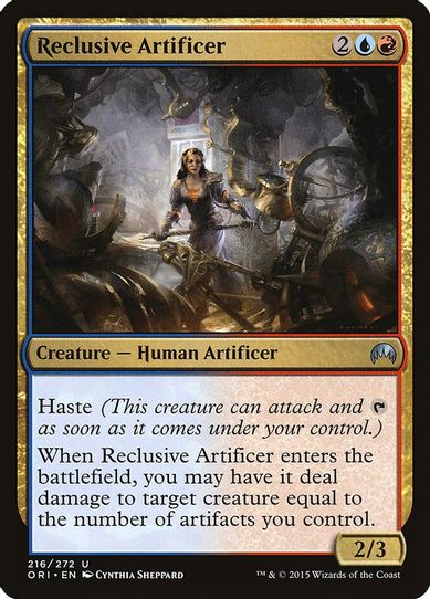 Reclusive Artificer (216) [Magic Origins]