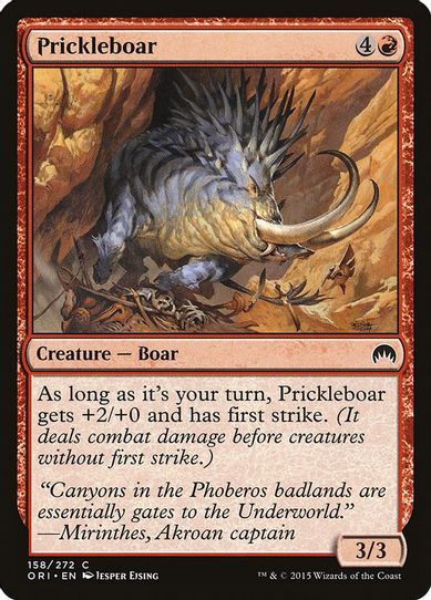 Prickleboar (158) [Magic Origins]