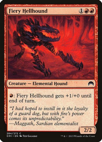 Fiery Hellhound (284) [Magic Origins]