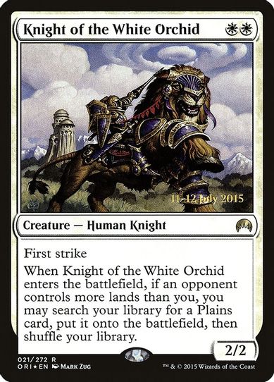 Knight of the White Orchid (21) [Prerelease Cards]