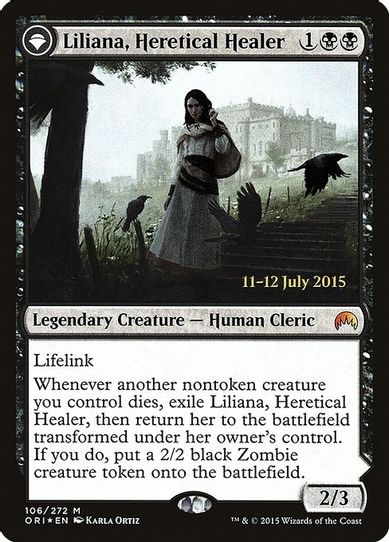 Liliana, Heretical Healer (106) [Prerelease Cards]