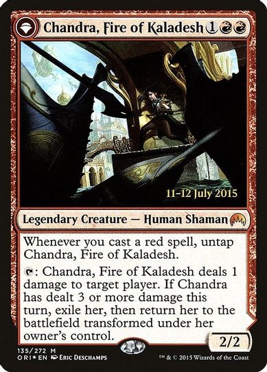 Chandra, Fire of Kaladesh (135) [Prerelease Cards]