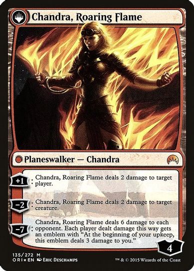 Chandra, Fire of Kaladesh (135) [Prerelease Cards]