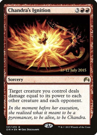 Chandra's Ignition (137) [Prerelease Cards]