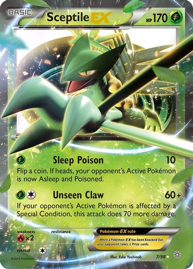 Sceptile EX (7/98) [XY : Ancient Origins]