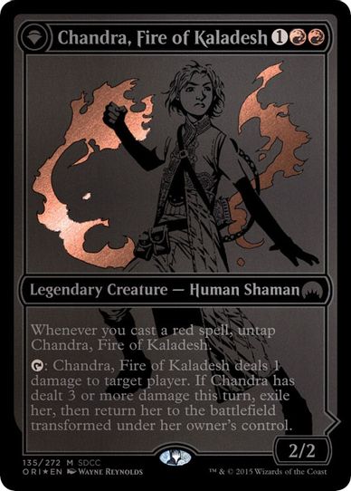 Chandra, Fire of Kaladesh (SDCC Exclusive) (135) [Media Promos]