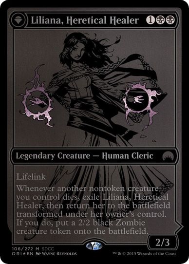 Liliana, Heretical Healer (SDCC Exclusive) (106) [Media Promos]
