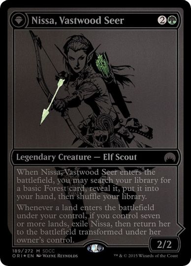 Nissa, Vastwood Seer (SDCC Exclusive) (189) [Media Promos]