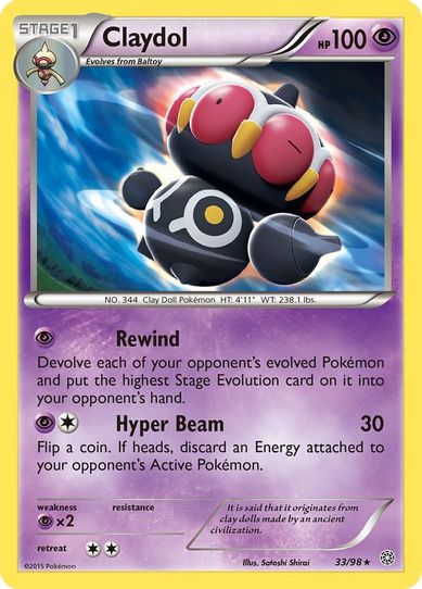 Claydol (33/98) [XY : Ancient Origins]