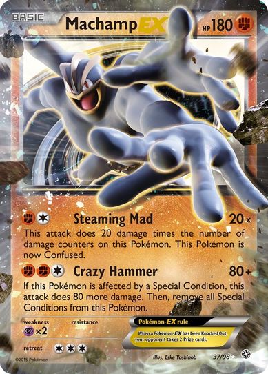 Machamp EX (37/98) [XY : Ancient Origins]