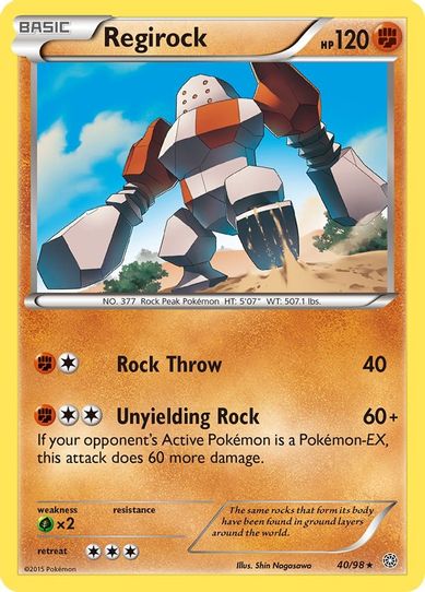 Regirock (40/98) [XY : Ancient Origins]