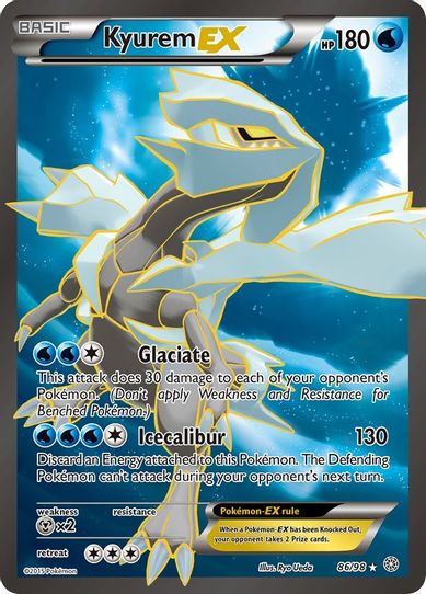 Kyurem EX ( Full Art) (86/98) [XY : Ancient Origins]
