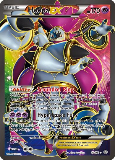 Hoopa EX ( Full Art) (89/98) [XY : Ancient Origins]