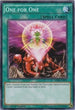 One for One (SDSE-EN031) [Structure Deck: Synchron Extreme]