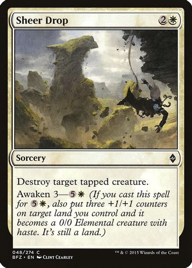 Sheer Drop (48) [Battle for Zendikar]