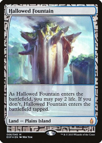Hallowed Fountain (6) [Zendikar Expeditions]