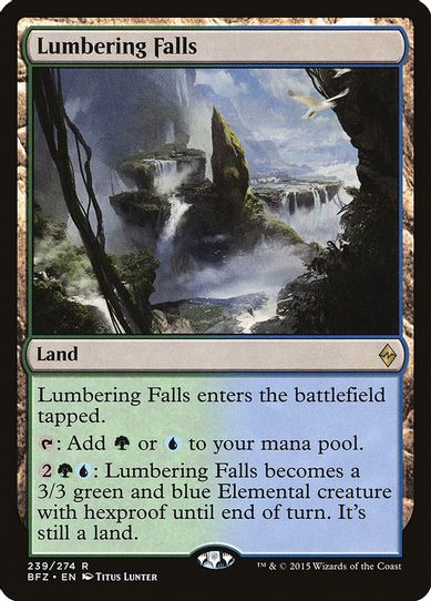 Lumbering Falls (239) [Battle for Zendikar]