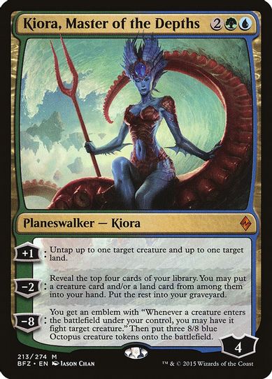 Kiora, Master of the Depths (213) [Battle for Zendikar]