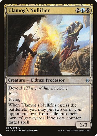 Ulamog's Nullifier (207) [Battle for Zendikar]